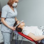 patient receiving dental sedation